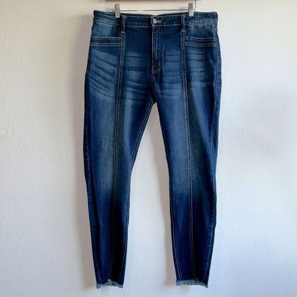 KanCan Skinny High Rise Front Seam Jean Sz 32 - Picture 2 of 12